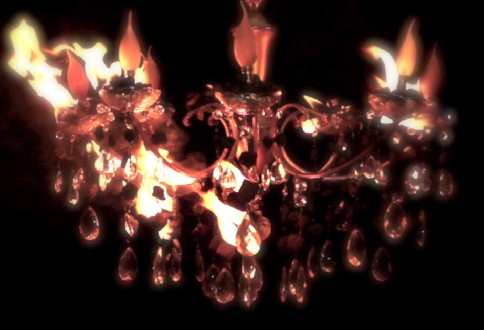 Burning Chandelier 2014